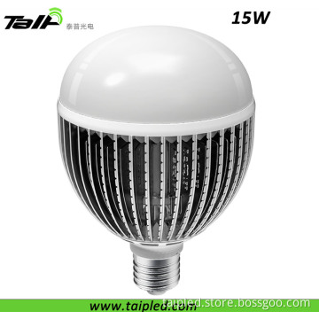 SMD 15W LED Bulb Finned Radiator 3 Years Warranty